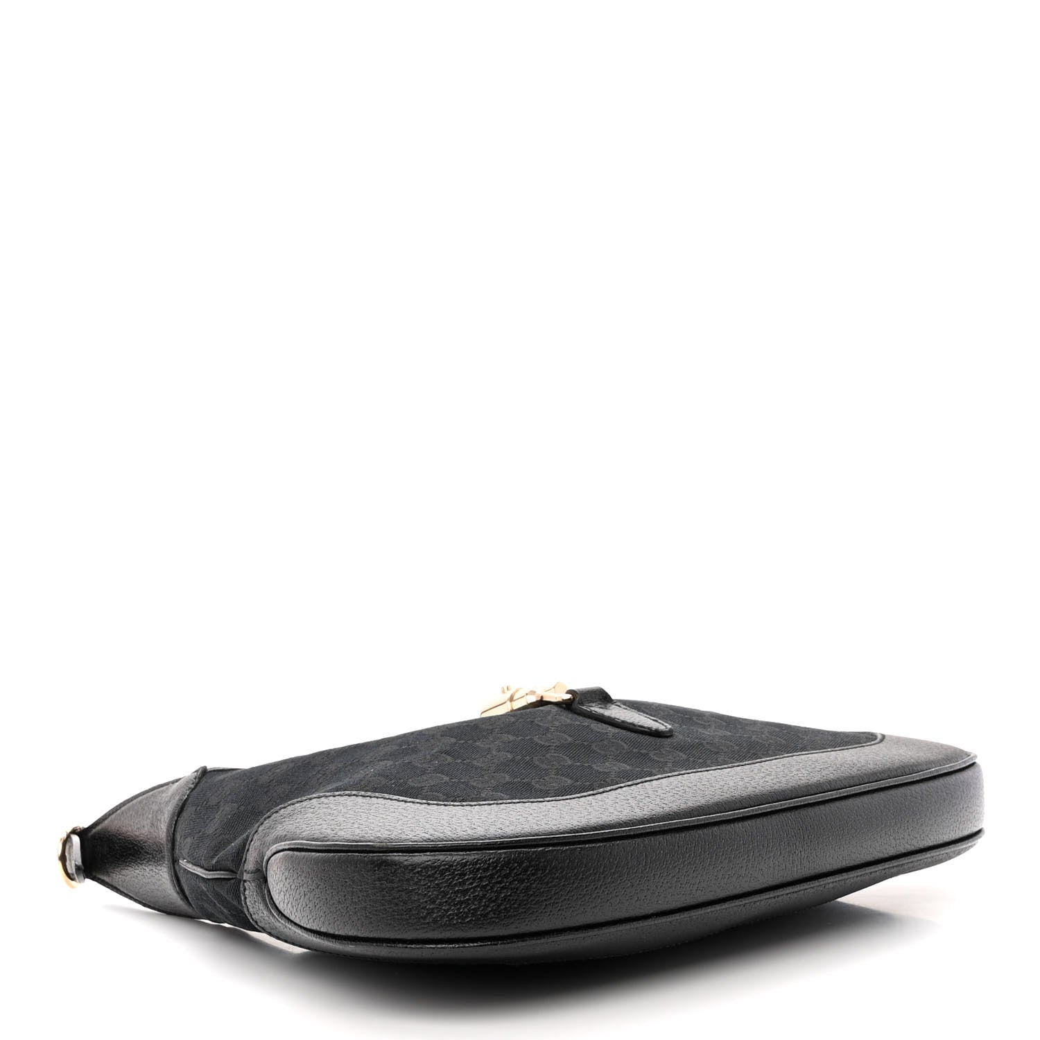 Gucci Monogram Small Jackie O Hobo Black 4 of 13