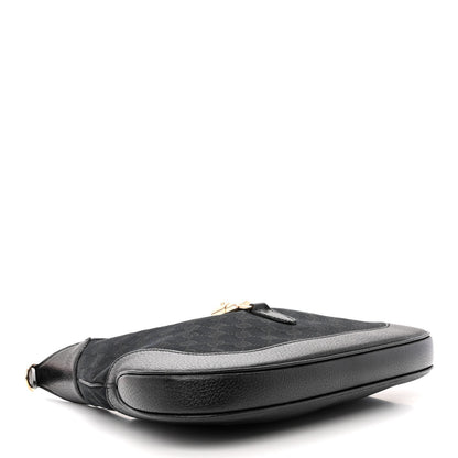 Gucci Monogram Small Jackie O Hobo Black 4 of 13
