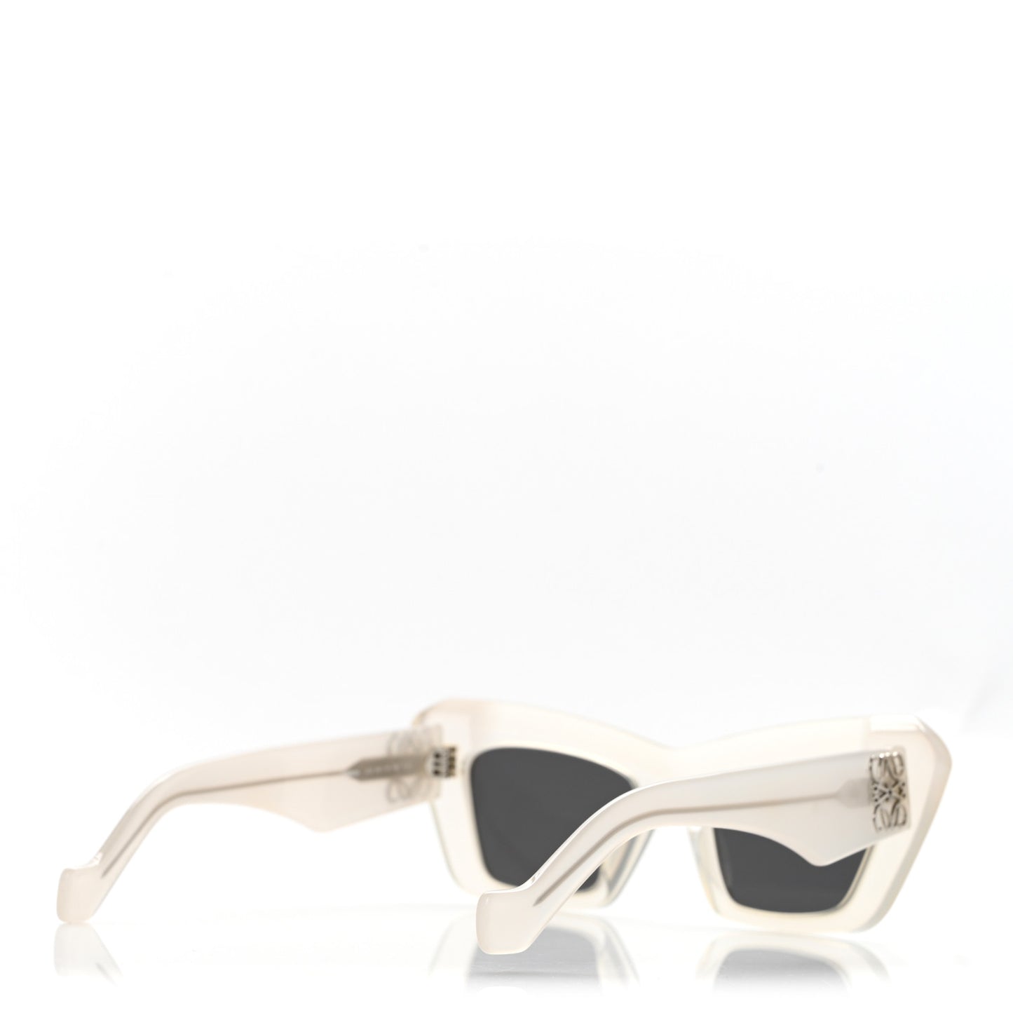 Acetate Cat Eye Sunglasses LW40036I White