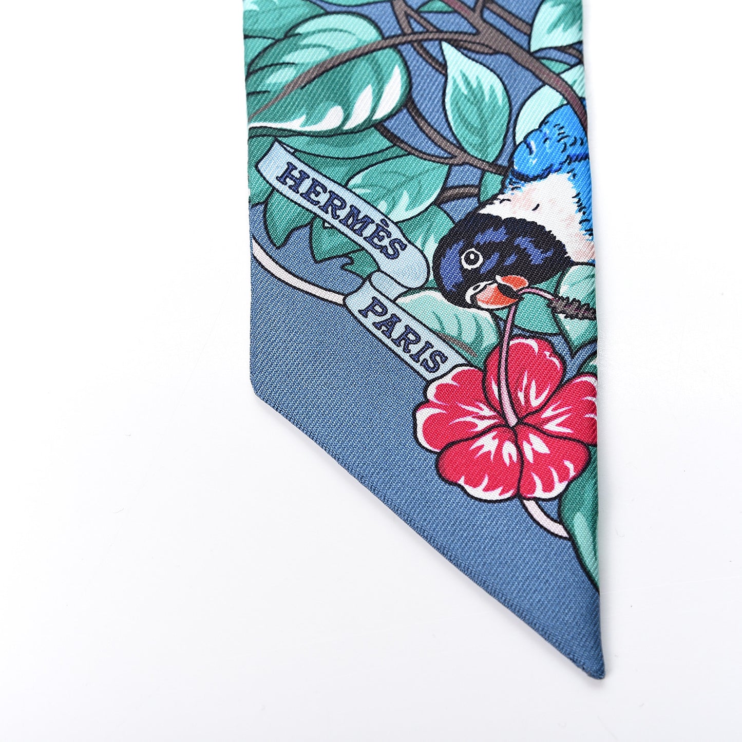 Silk Jungle Love Twilly Gris Bleuete Vert