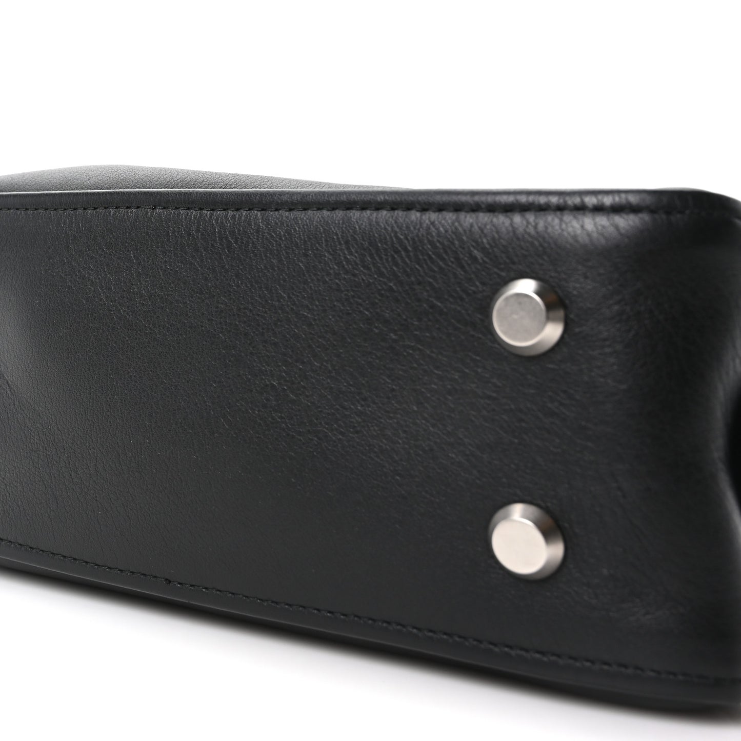 Calfskin S Triangle Duffle Black