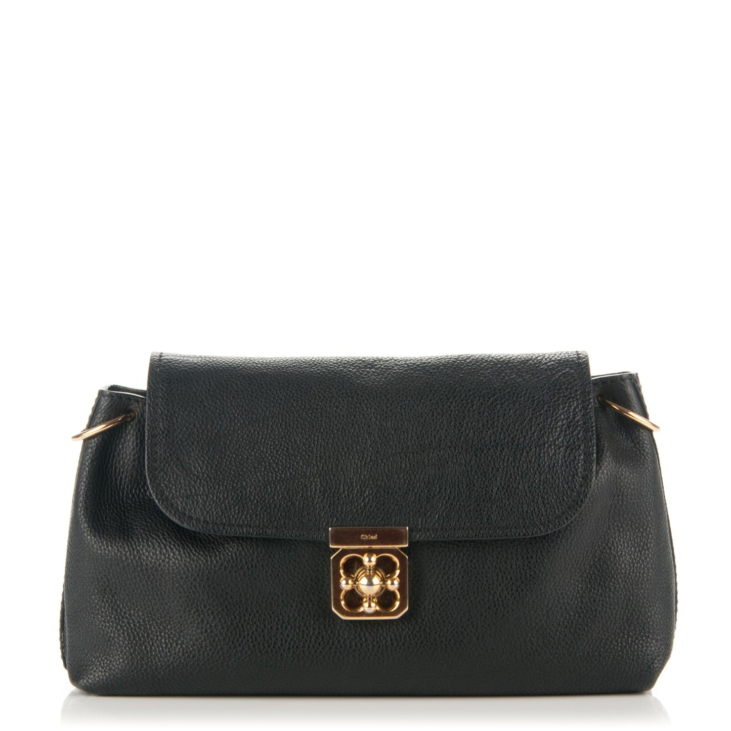 Goatskin Elsie Crossbody Bag Black