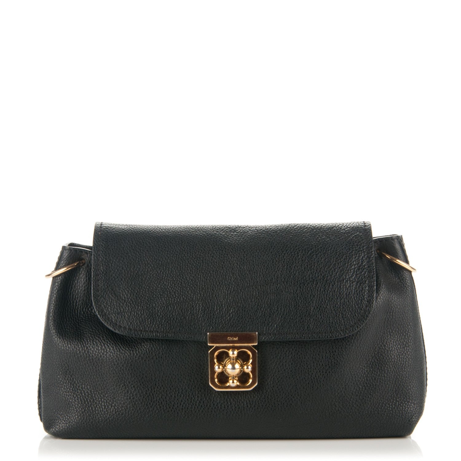 Chloe Goatskin Elsie Crossbody Bag Black 1 of 7