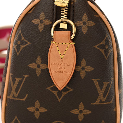Louis Vuitton Monogram Speedy Bandouliere 20 Fuchsia 6 of 13