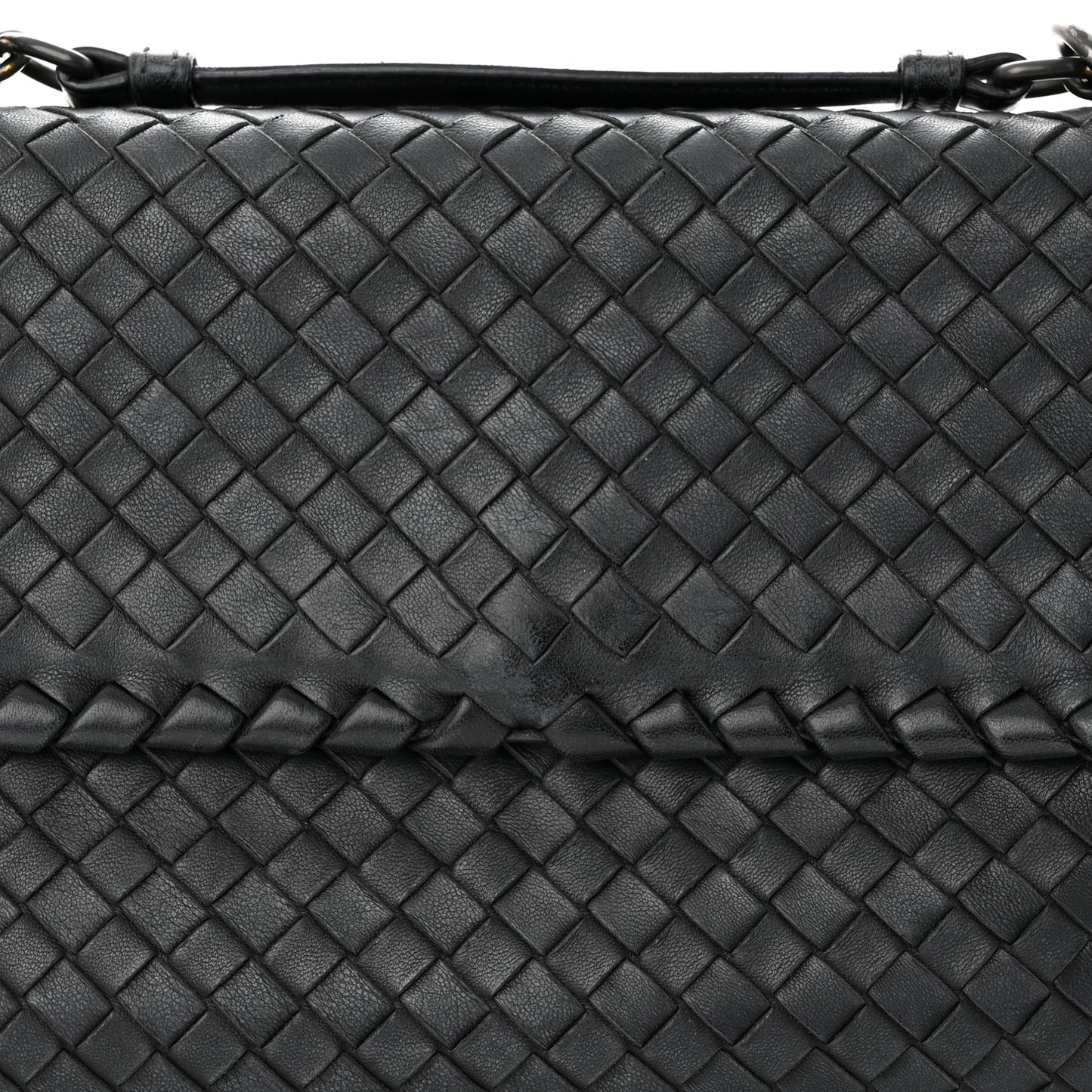 Nappa Intrecciato Small Olimpia Bag Black