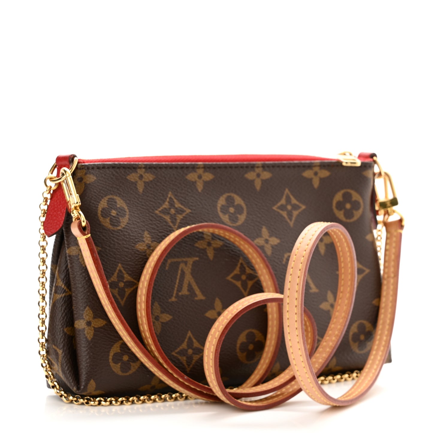 Monogram Pallas Clutch Cherry