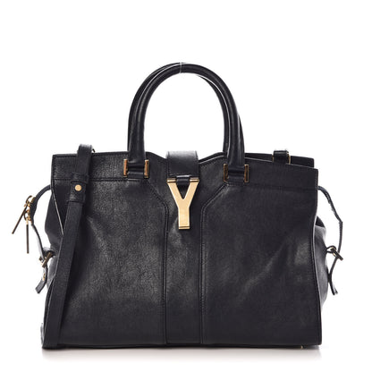 Saint Laurent Sheepskin Small Cabas ChYc Navy 1 of 21