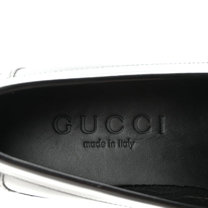 Gucci Calfskin Millennial Ribot Womens GG Loafers 37.5 Black 8 of 10
