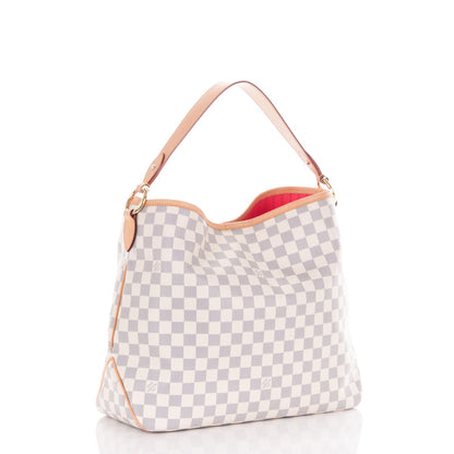 Louis Vuitton Damier Azur Delightful MM Pink 3 of 7