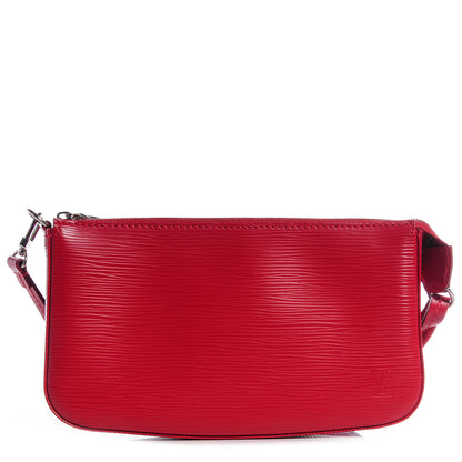 Louis Vuitton Epi Pochette Accessories NM Carmine 1 of 7