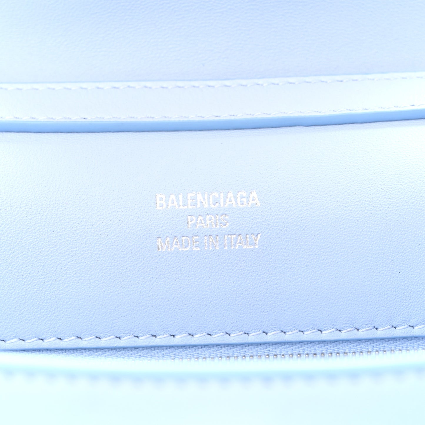 Natural Smooth Calfskin Small Rodeo Top Handle Handbag Cloudy Blue