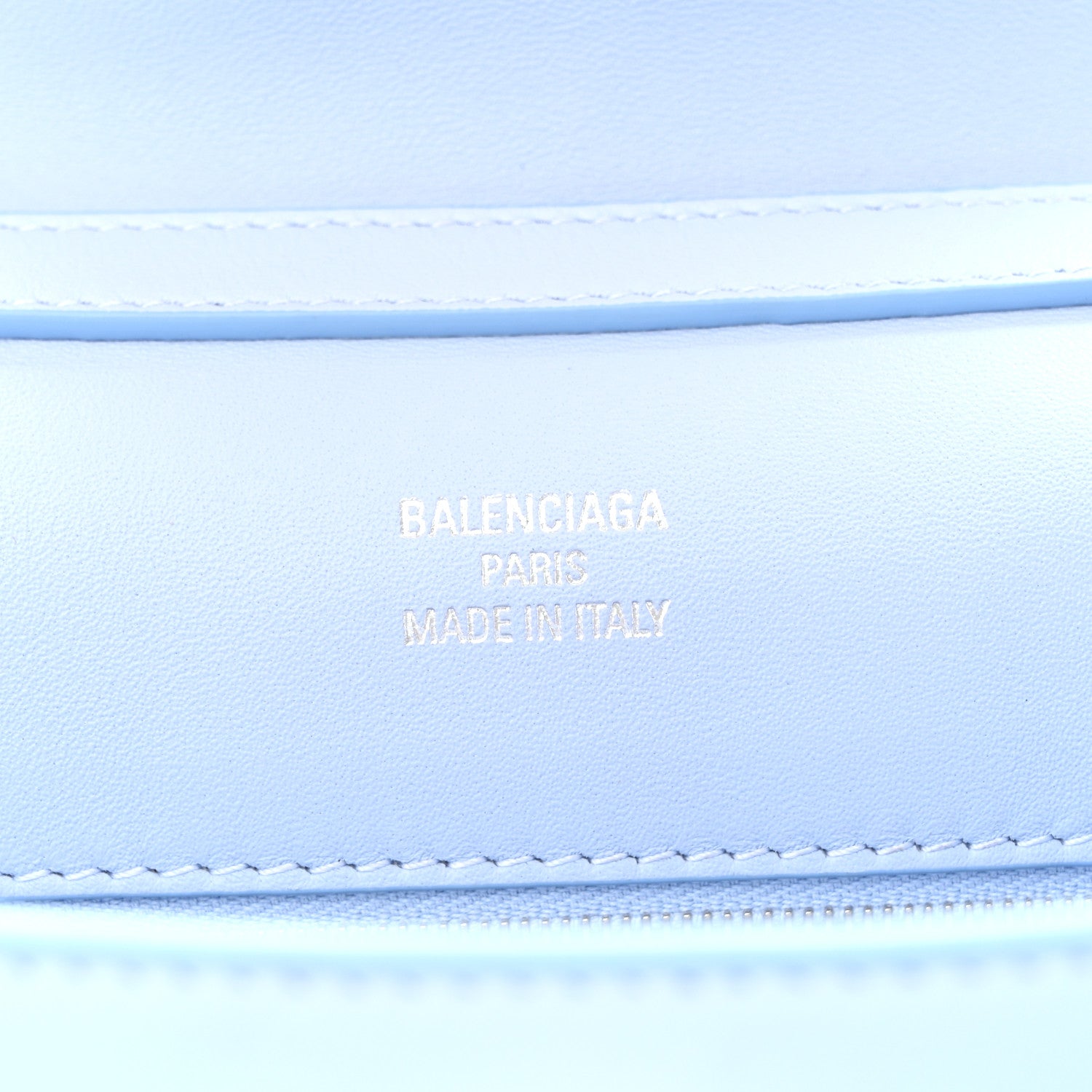 Balenciaga Natural Smooth Calfskin Small Rodeo Top Handle Handbag Cloudy Blue 7 of 14