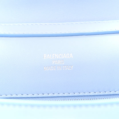 Balenciaga Natural Smooth Calfskin Small Rodeo Top Handle Handbag Cloudy Blue 7 of 14