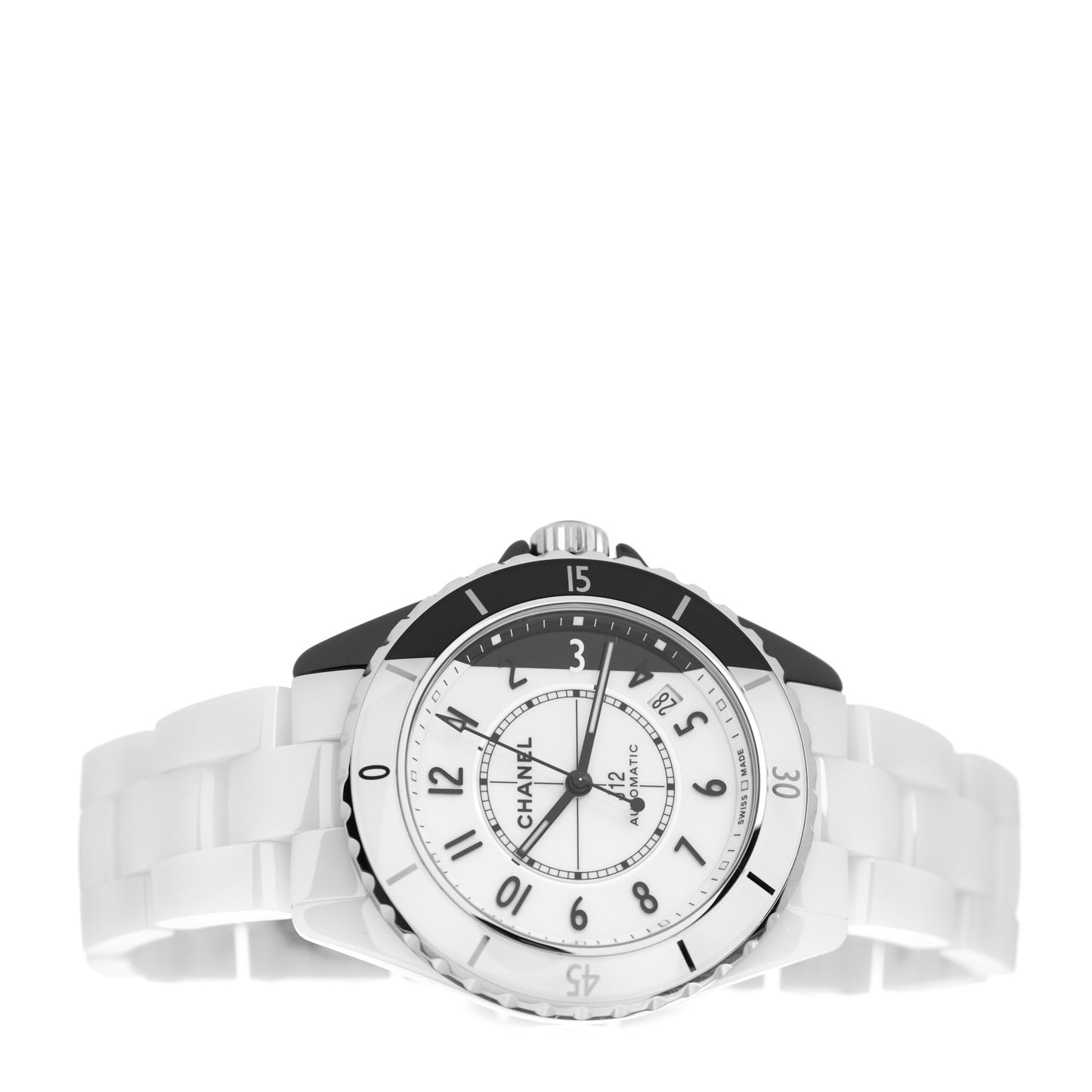 Stainless Steel Ceramic 38mm J12 Paradoxe Automatic Watch White