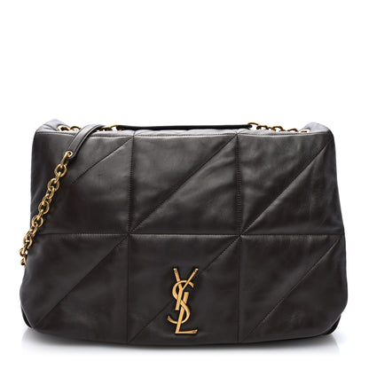 Saint Laurent Lambskin Matelasse Monogram Large Jamie 4.3 Dark Sweet Chocolate 1 of 9