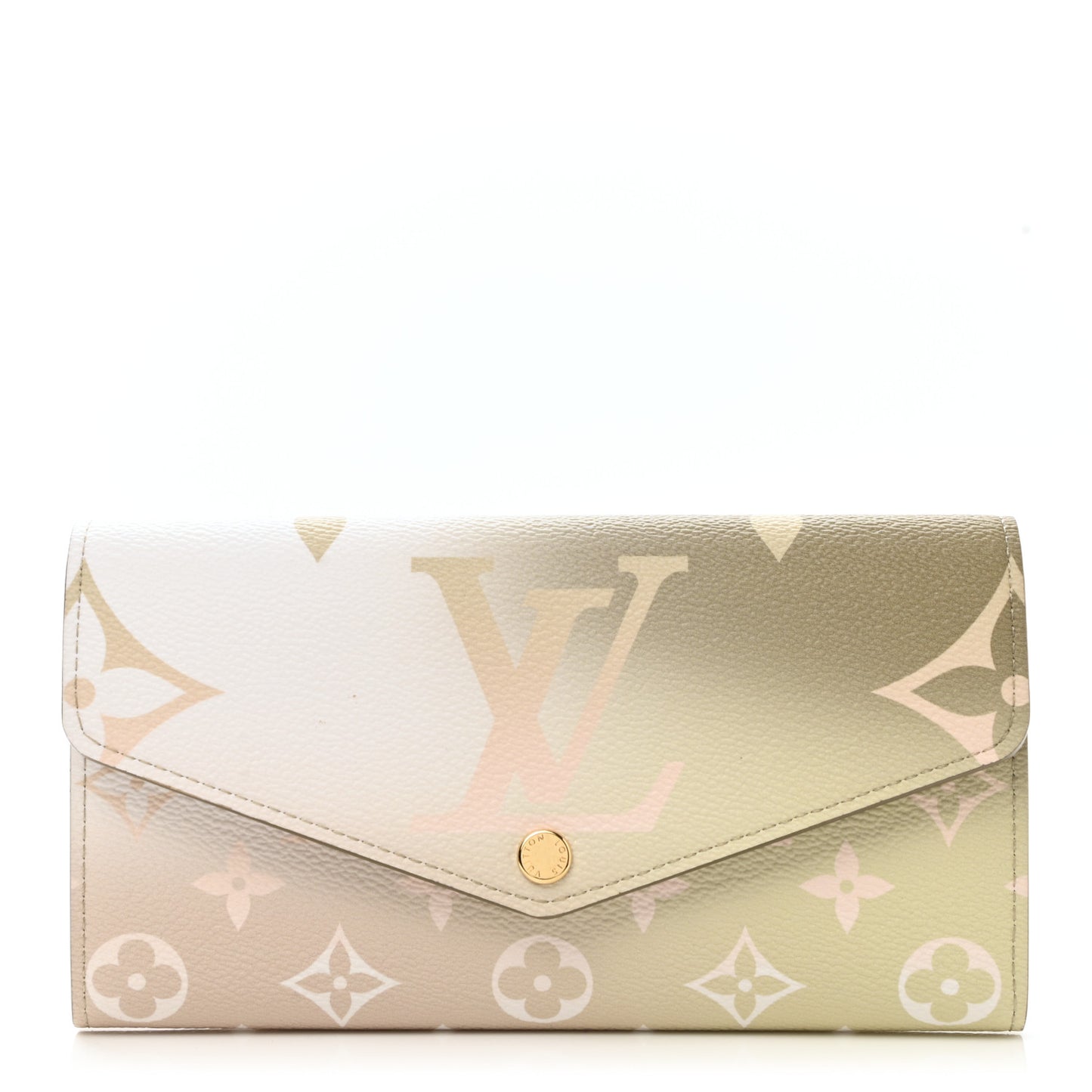 Monogram Giant Spring In The City Sarah Wallet NM Sunset Kaki
