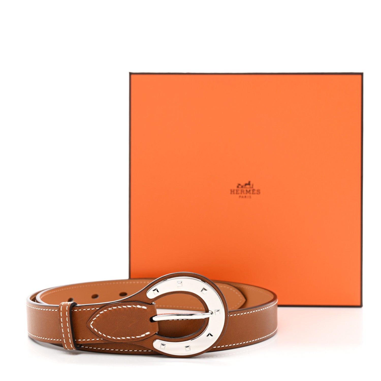 Hermes Barenia Chance 24 Belt 75 Fauve 7 of 7