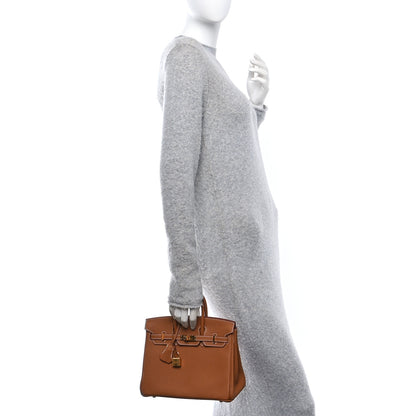 Hermes Togo Birkin 25 Gold 2 of 11