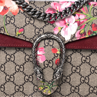Gucci GG Supreme Monogram Blooms Mini Dionysus Shoulder Bag Beige Multicolor Dry Rose 9 of 15