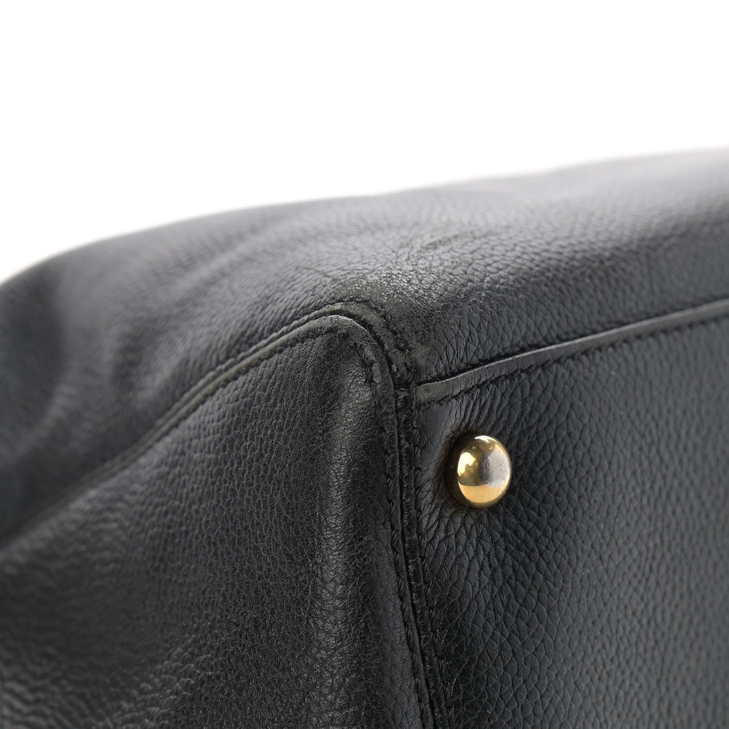 Chanel Calfskin Cerf Executive Shopper Tote Black 7 of 15
