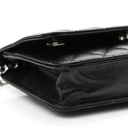 Chanel Caviar Quilted Wallet On Chain WOC Black 10 of 12