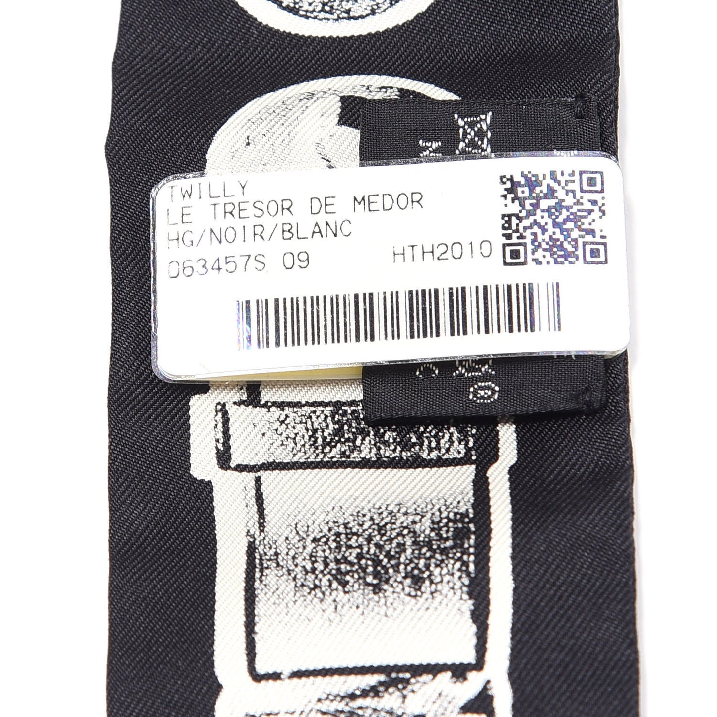 Silk Le Tresor De Medor Twilly Black White
