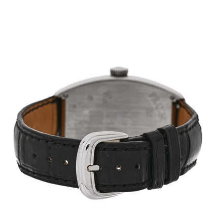 Franck Muller 18K White Gold Alligator 32mm Cintree Curvex Automatic Watch 5850SC 3 of 5