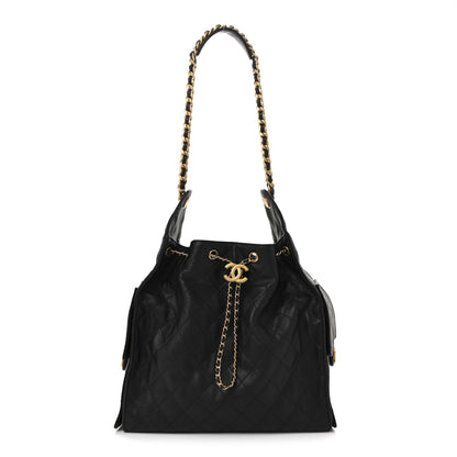 Chanel Caviar Quilted Medium Chanel 25 Handbag Black 1 of 12