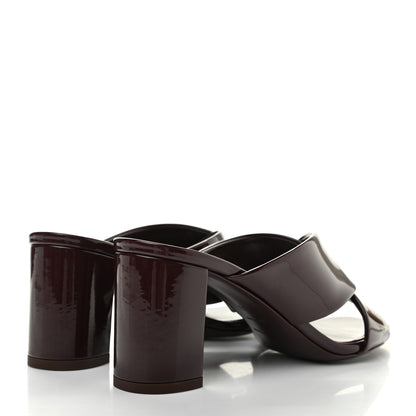 Saint Laurent Patent LouLou Mules 37 Barolo 4 of 8