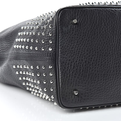 Burberry Calfskin Studded Medium Susanna Hobo Black 10 of 11