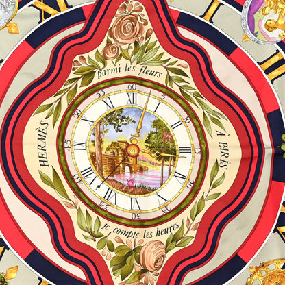 Hermes Silk Parmi Les Fleurs Scarf 90 2 of 6
