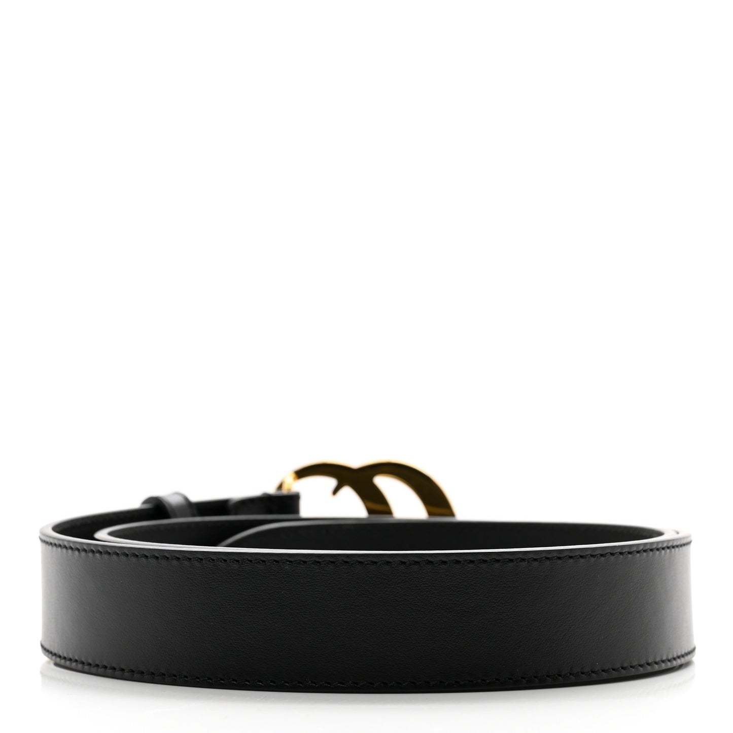 Plutone Calfskin Double G 30mm Belt 85 34 Black