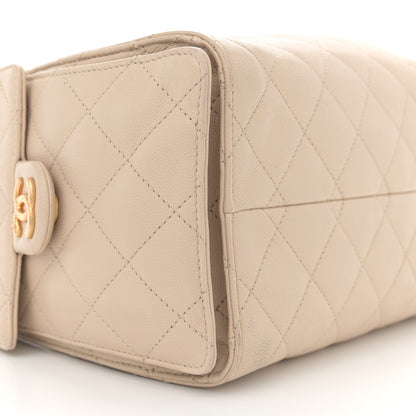 Chanel Caviar Quilted Small Chanel 25 Handbag Beige 9 of 11