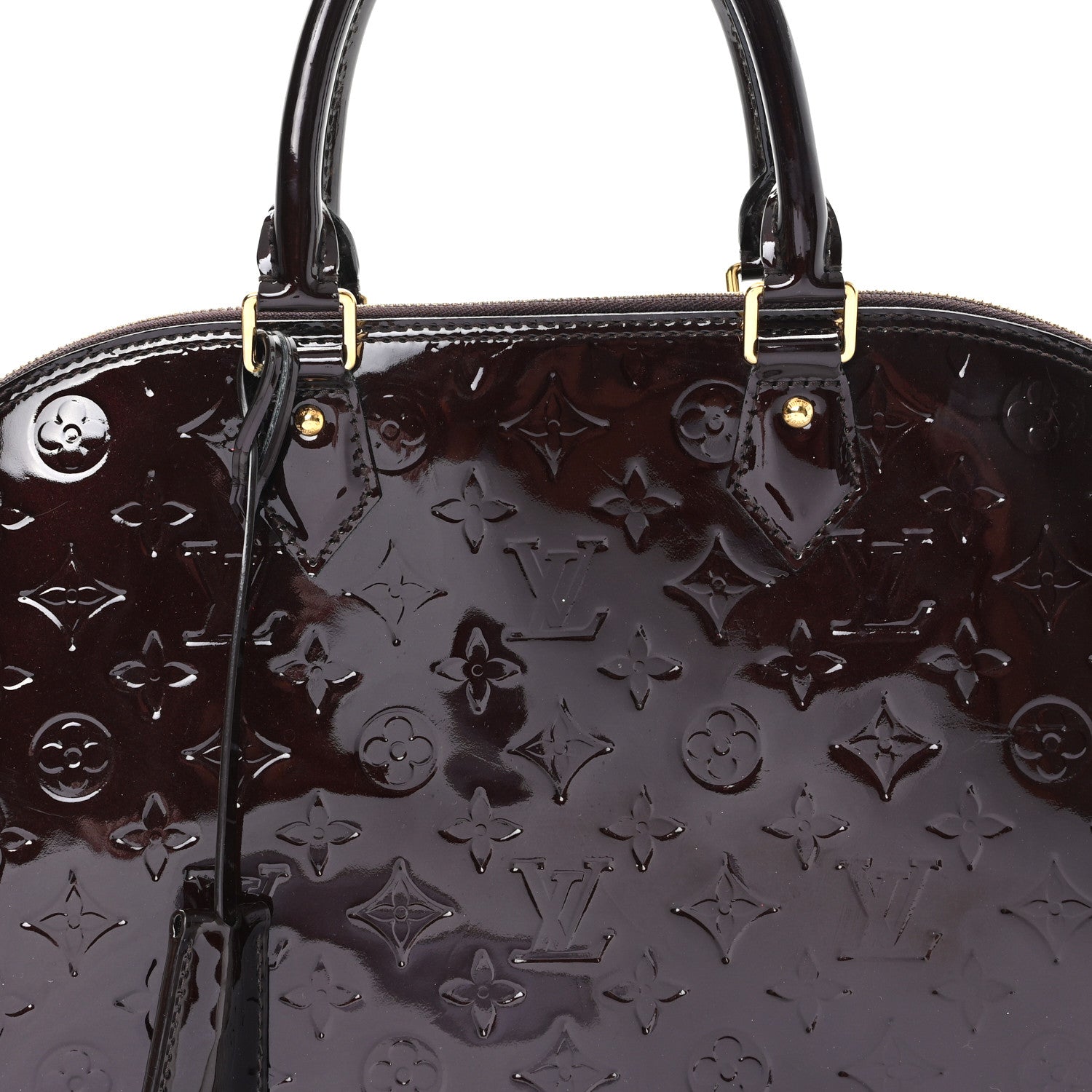 Louis Vuitton Vernis Alma GM Amarante 7 of 11