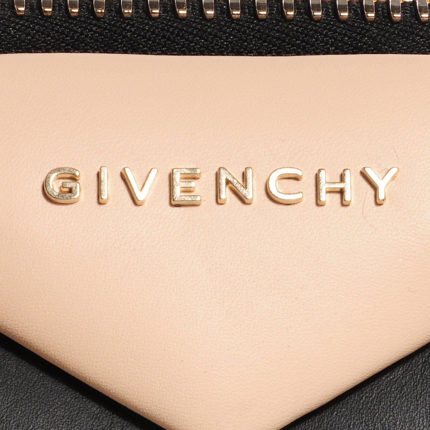 Givenchy Calfskin Small Scuba Tri-Color Antigona Black Nude Brown 11 of 13