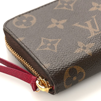 Louis Vuitton Monogram Clemence Wallet Fuchsia 7 of 9