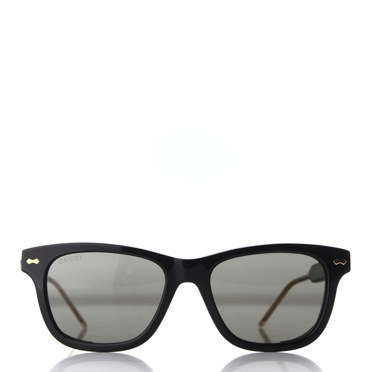 Acetate Square Frame Sunglasses GG0671S Black