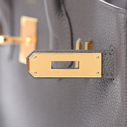 Hermes Togo Birkin 30 Etain 12 of 30