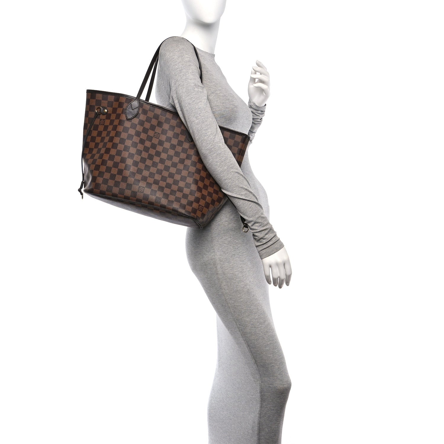 Louis Vuitton Damier Ebene Neverfull MM 2 of 13