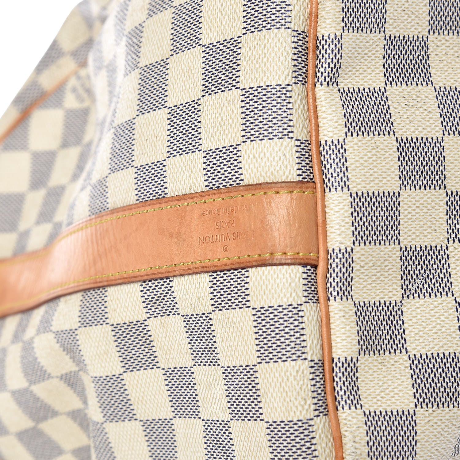 Louis Vuitton Damier Azur Keepall Bandouliere 45 27 of 32
