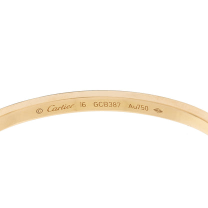 Cartier 18K Yellow Gold Small LOVE Bracelet 16 4 of 7