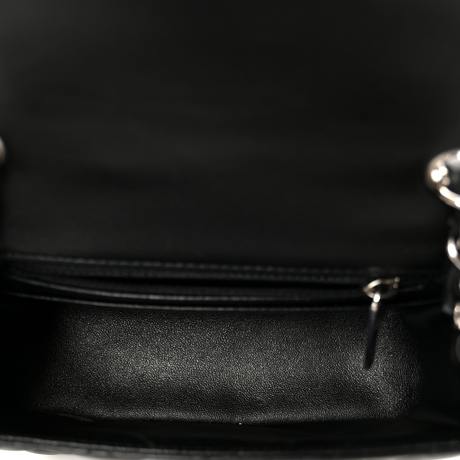 Chanel Lambskin Quilted Mini Square Flap Black 5 of 11