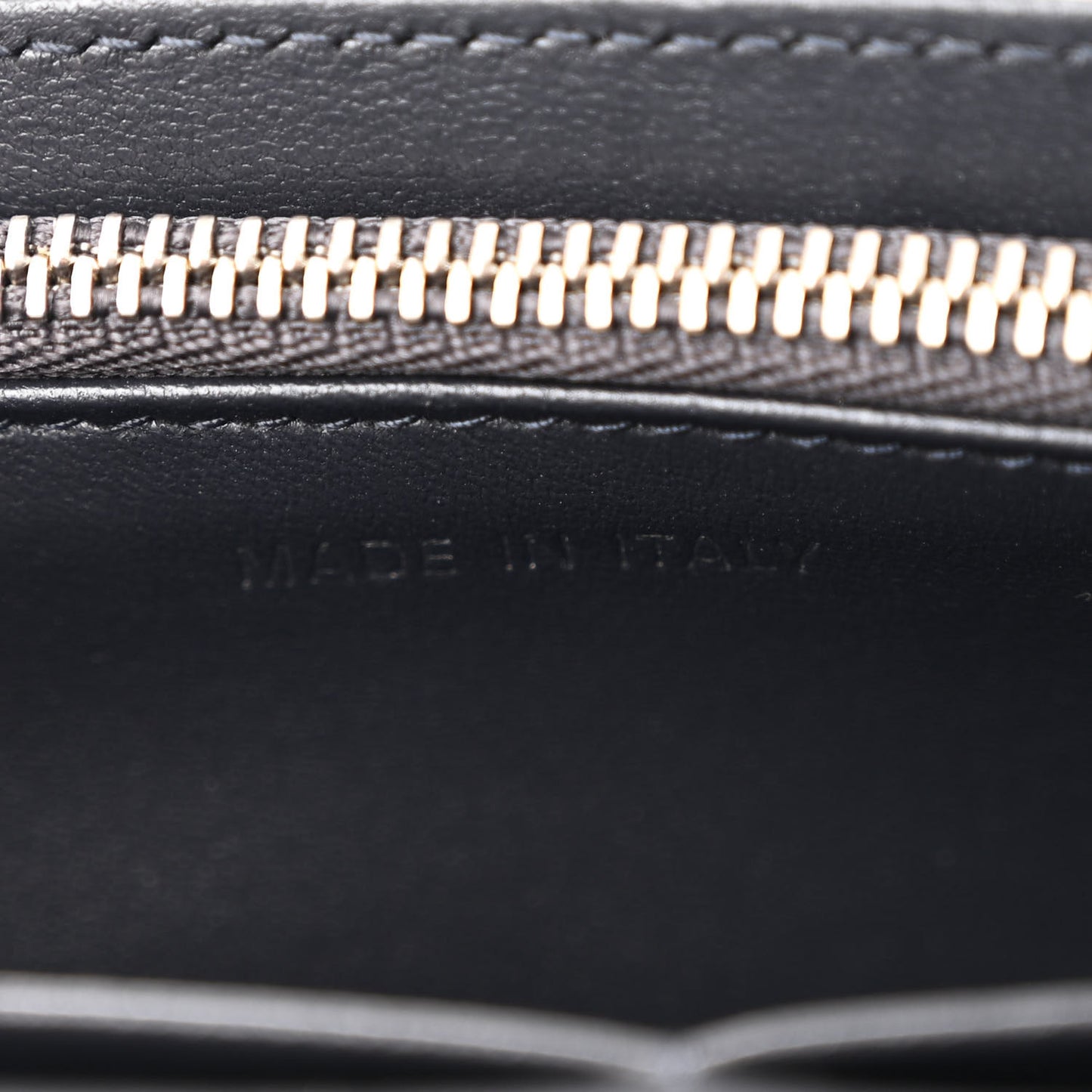 Metallic Patent Micro-Cannage Diorama Wallet on Chain Pouch Silver