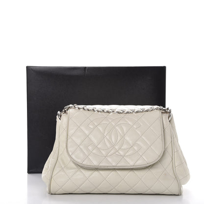 Chanel Caviar Quilted Timeless Accordion Flap White 17 of 17