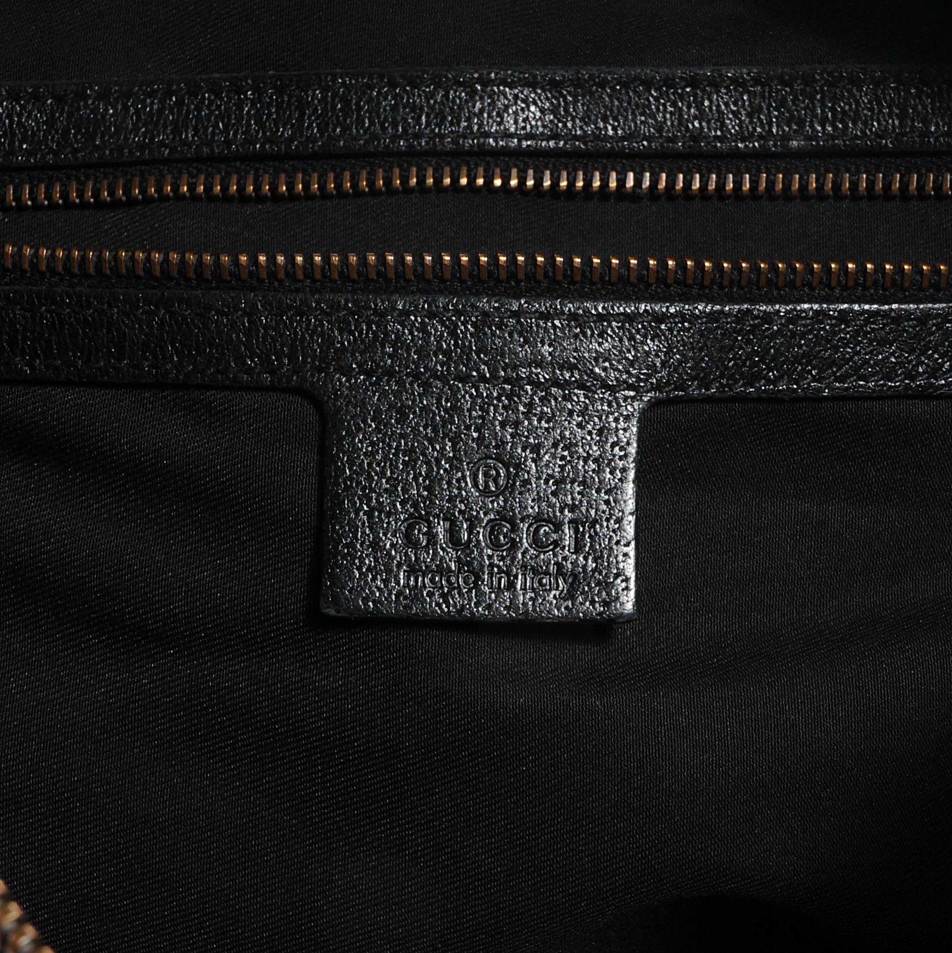 Gucci Monogram Pelham Shoulder Bag Black 6 of 7