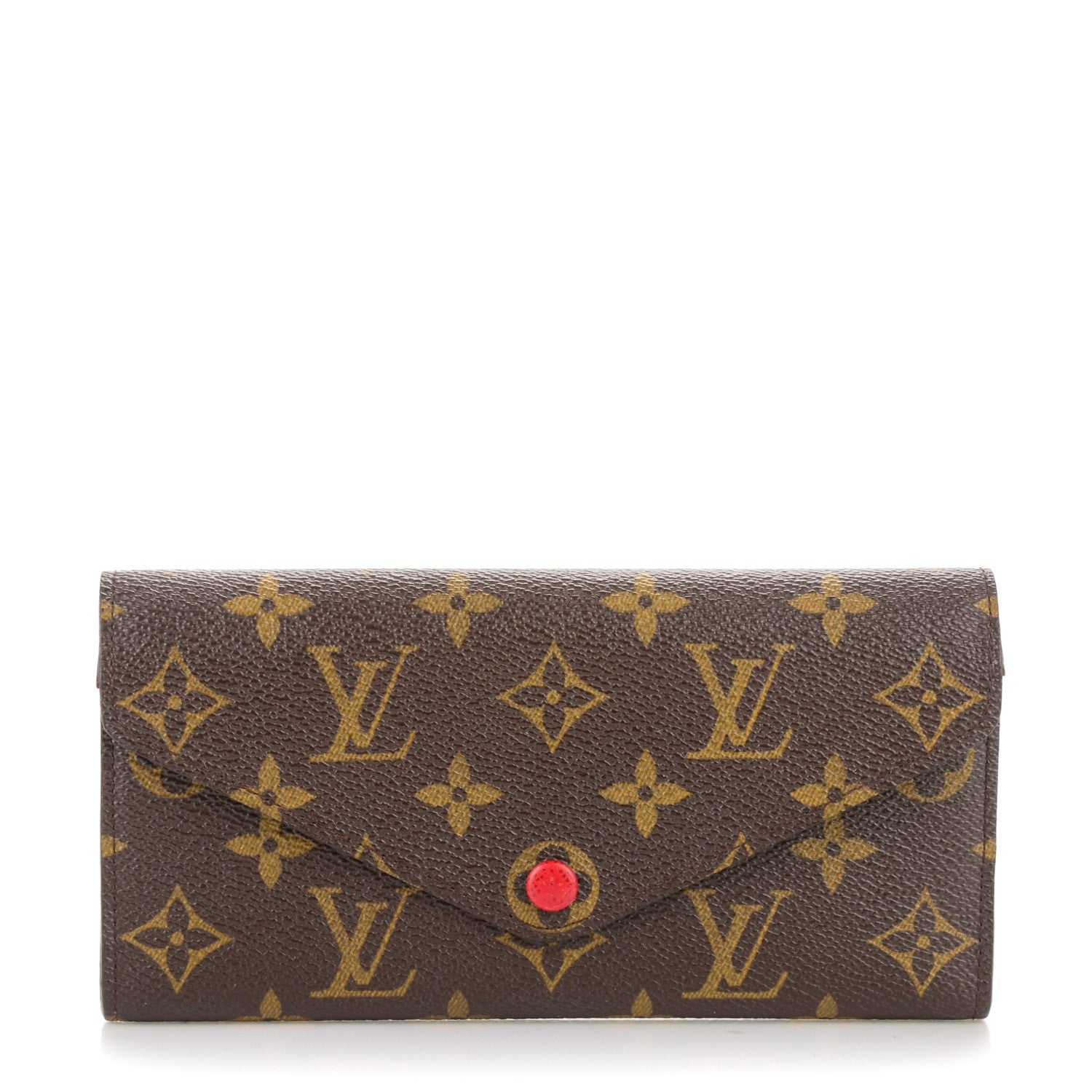 Louis Vuitton Monogram Josephine Wallet Red 1 of 8