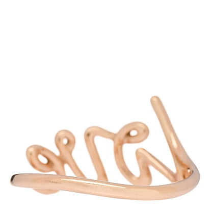 Tiffany 18K Rose Gold Paloma's Graffiti Love Ring 55 7.25 3 of 6