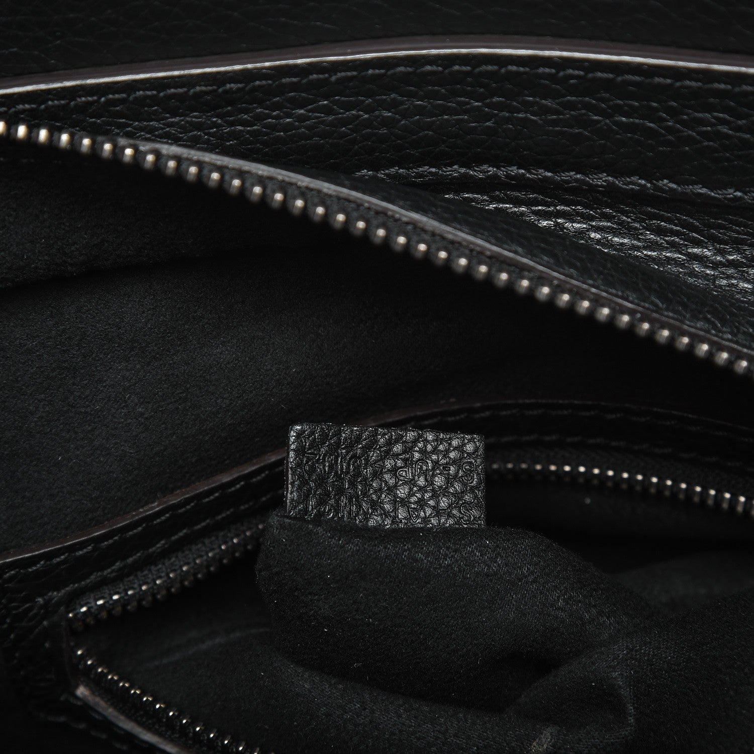 Celine Drummed Calfskin Micro Luggage Black 7 of 11
