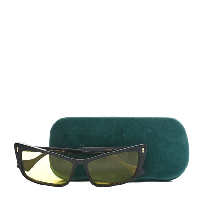 Gucci Acetate Cat Eye Sunglasses GG0626S Black Yellow 7 of 7