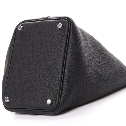 Hermes Taurillon Clemence Picotin Lock 18 PM Black 9 of 10